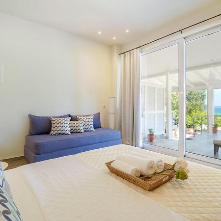 Golden Beachside Terrace Chrysi Ammoudia Dış mekan fotoğraf
