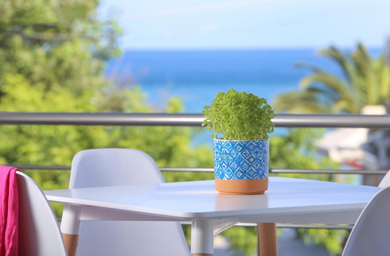 Golden Beachside Terrace Chrysi Ammoudia Dış mekan fotoğraf