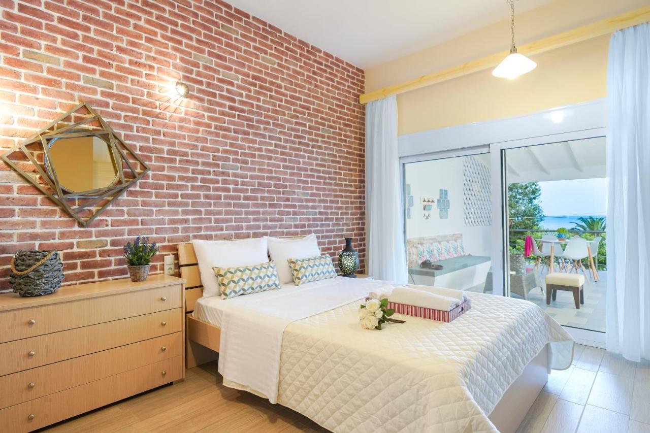 Golden Beachside Terrace Chrysi Ammoudia Dış mekan fotoğraf