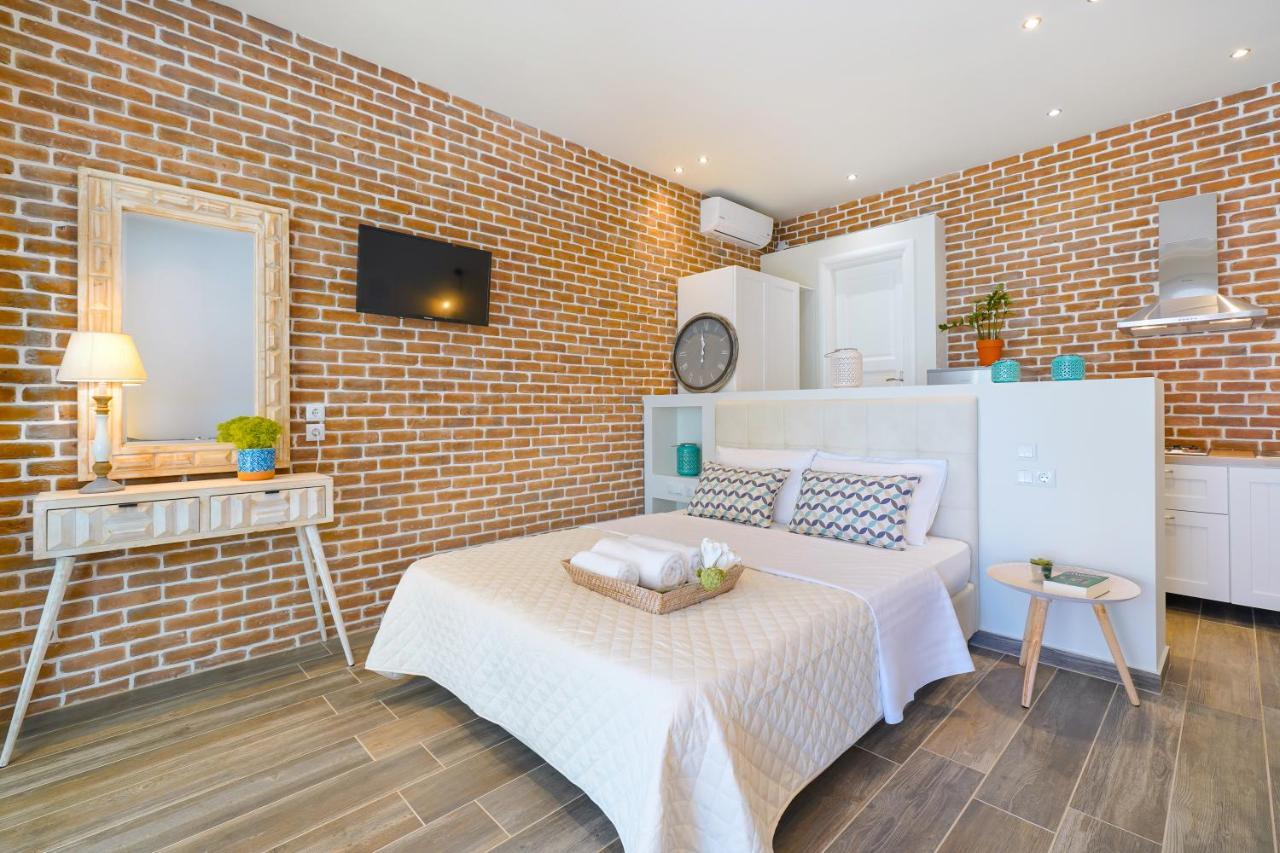 Golden Beachside Terrace Chrysi Ammoudia Dış mekan fotoğraf