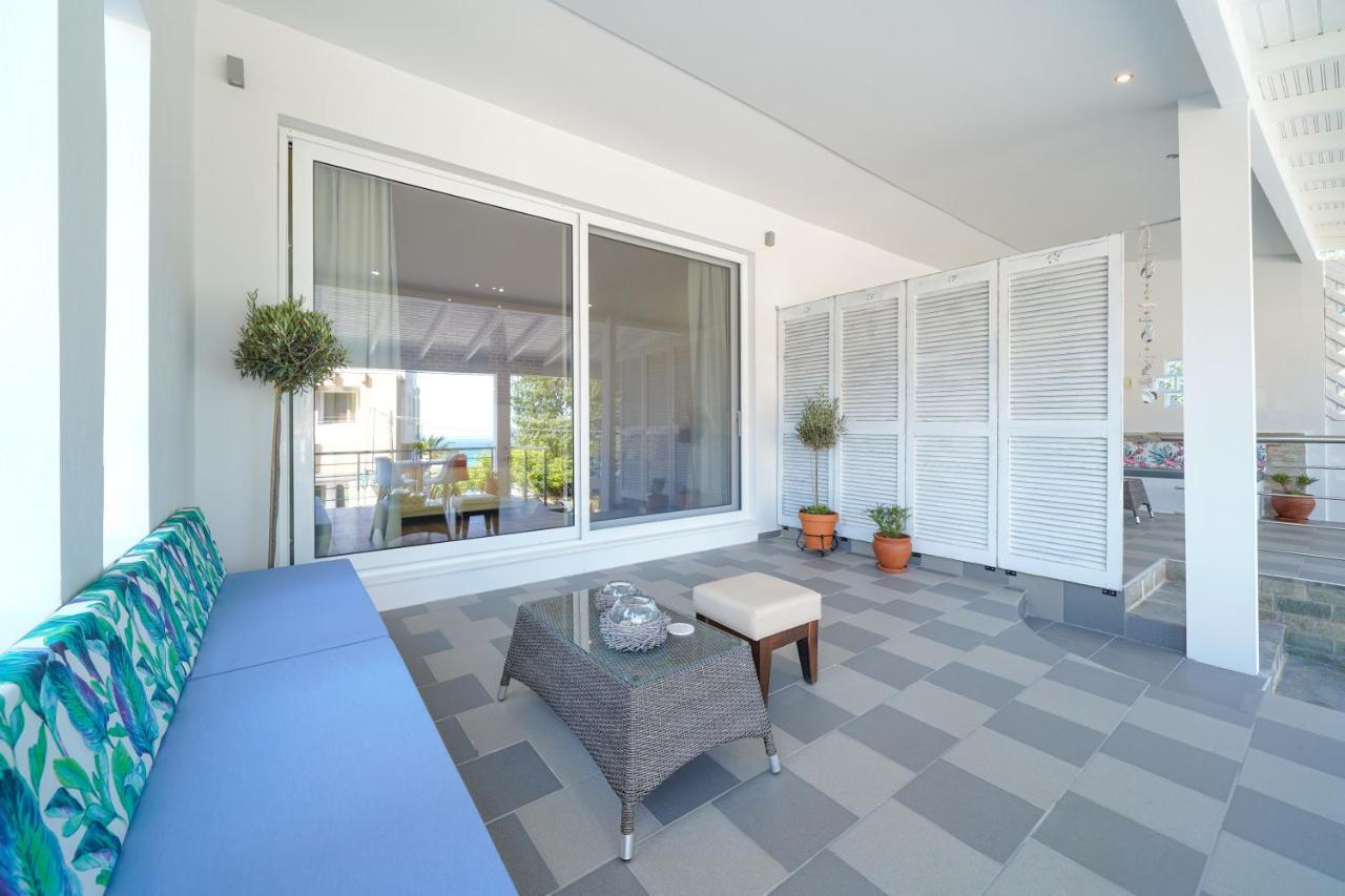 Golden Beachside Terrace Chrysi Ammoudia Dış mekan fotoğraf